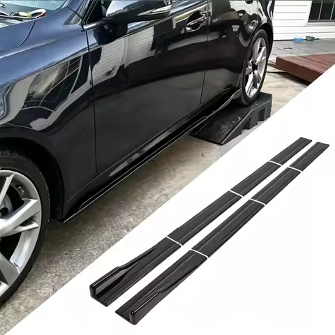 Universal 86.6 Inch Side Skirts Rocker Panels Extensions For Audi A3 A4 B8 B9 Golf 4 Seat Leon 5F BM