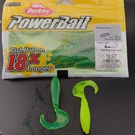 BERKLEY POWER GRUB 4inci / 10cm SOFT PLASTIC FISHING SOFT LURE SP LURE