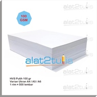 PLAIN HVS 100 grams | 100 gsm | White 500 sheets | 1 rim | A4 | A5 | A6