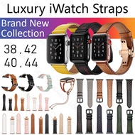 Apple watch series 5 4 3 strap luruxy leather quick buckle clasp case screen protector charger cable