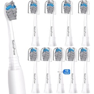Replacement Toothbrush Heads Compatible with Philips Sonicare 5300 6500 6100 ProtectiveClean, HX6 HX