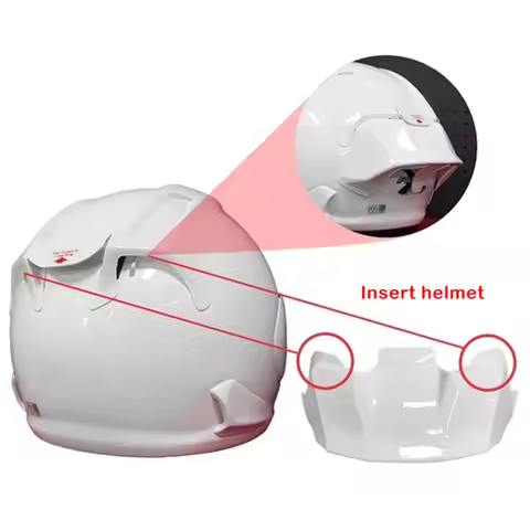 Motorcycle Helmet Spoiler Rear Trim Helmet Spoiler For Arai RX-7X RX7X VZ-Ram RX7V RX7 Helmet Access
