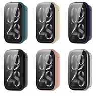 PC Case + Tempered Glass For Xiaomi Smart Band 10 Pro Accessories Smart Watch Screen Protector Bumpe