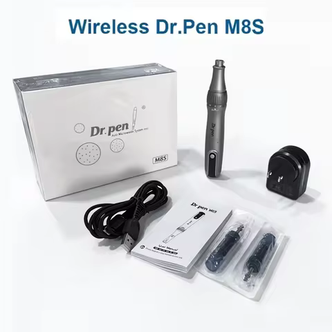 Authentic Dr Pen Ultima M8S Wireless Derma Pen Face Scalp Care Needle Length 0.25mm