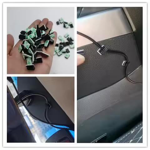 40Pcs Self-adhesive Wire Tie Cable Clamp Clips Holder for BMW 1 2 3 4 5 6 7 series E46 E52 E90 X1 X3