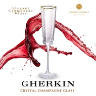 Dining Vaisselle Gherkin Crystal Champagne glass Romantic Atmosphere Capacity 200ml
