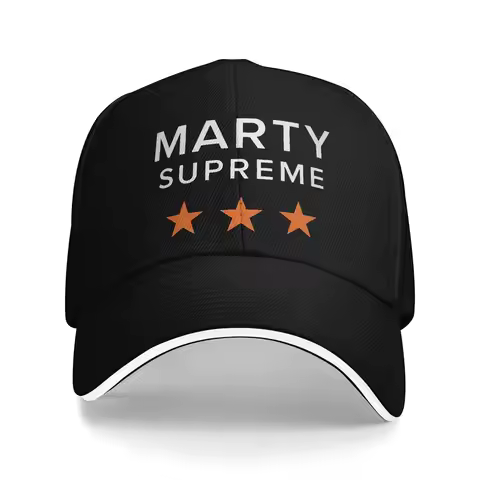 Marty Supreme Movie Merch Men Women Baseball Cap Trucker Hat Fashion Travel Headwear Adjustable Fit 