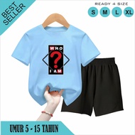 Who Iam Motif Children's Shorts Set 5-15 Years