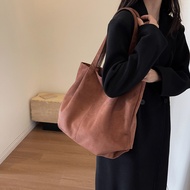 Halloween Womens Suede Bag Vintage Retro Shoulder Bag Autumn Winter Casual Tank Bag Shopper Bagchris