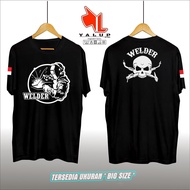 KAOS BAJU WELDER NATION/TUKANG LAS/KAOS DISTRO WELDER - YALUP ID