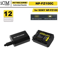 Nitecore Sony NP-FZ100C USB-C Rechargeable Camera Battery — For Sony NP-FZ100