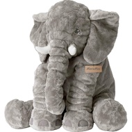 Anak Patung Gajah 30cm/40cm/60cm Elephant Plushie Doll Cute Animal Stuffed Toys Giant Elephant Pillo