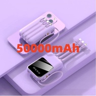 Mini PowerBank Fast Charging 10000 mAh power bank Portable Lanyard Design Dual Torch ,50000mAh/10000