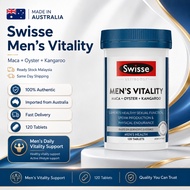 [NANO Pharmacy] Swisse Men's Vitality 120 Tablets | Maca + Oyster + Kangaroo Men's Health Support