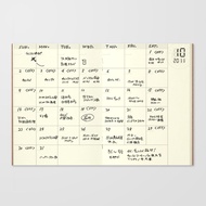 TRAVELER'S Notebook 006 Monthly Diary // Passport Notebook Journal