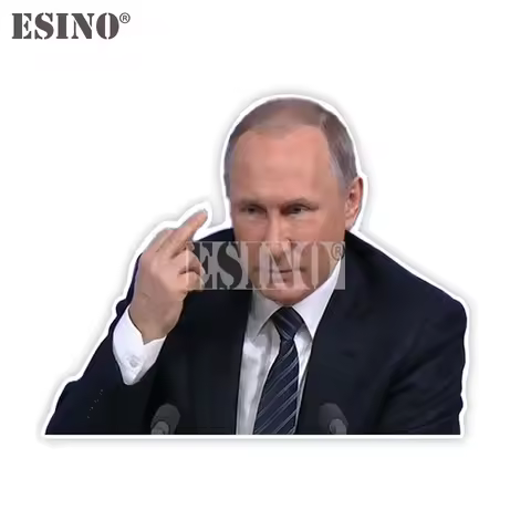 Car Styling President of Russia Mr Vladimir Putin Decal Cartoon PVC Waterproof Car Body Sticker Patt