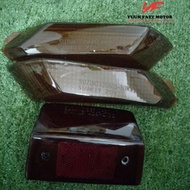 TAIL LAMP LENS COVER SET SUZUKI BEST RR110 RC110 COVER LAMPU BELAKANG CERMIN GLASS BRAKE LIGHT SMOKE