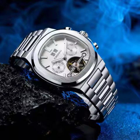 FORSINING Luxury Brands Replica Business Man Watch Multifunction Automatic Movement Mechanical Male 