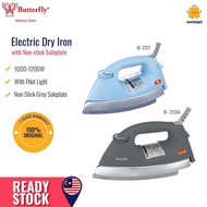 Butterfly Seterika Gosok Baju  Electric Dry Iron (1200W) BI-2226A BI-2221