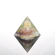 【聖誕禮物】五晶之塔奧剛金字塔Orgonite黃水晶療癒招財能量塔