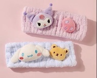 玉桂狗 kuromi 束髮帶 髮帶 頭帶 頭飾 公仔 禮物 送禮 肉桂狗 cinnamoroll