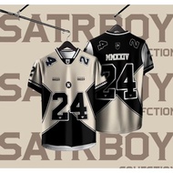 【Free Custom Name】 2024 Nfl Edition Jersey Baju Tshirt Lelaki Lengan Pendek Retro Collar Full Sublim