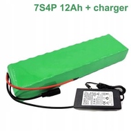 🔥7S4P 18650 Li-ion Battery Pack 24V12000mAh Electric Bicycle Assist Bike Balance Bike