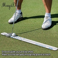 MagiDeal Golf Putting Alignment Rail Swing Posture Corrector Putter Ruler Golf Training