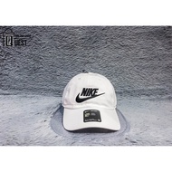 [QUEST] Ready Stock NIKE HERITAGE 86 CAP Black Font on White Background LOGO Old Hat 626305-101
