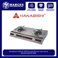 Hanabishi GSDCB-3000 Double Burner Gas Stove