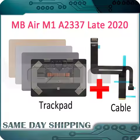 New A2337 Touchpad Trackpad With Cable for Macbook Air 13.3'' M1 A2337 Trackpad Late 2020 Year Gold 