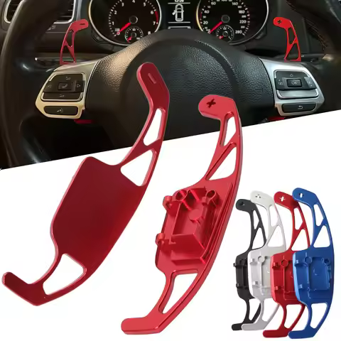 Car Steering Wheel Shift Paddle Shifter Extended For VW Golf 5 6 MK5 MK6 V R32 GTX GTI GT-TSI Alumin