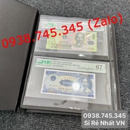 [Genuine] Pmg Grading Money Album includes 10 drying racks, 2 black compartments containing 40 sheet