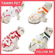 Cat Clothes Recovery Suit For Wounds Dog Shirt After Surgery Wear Cat Clothing Anti Pet Licking Woun