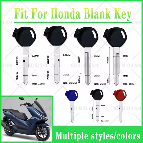 Fit for HONDA Scooter Zoomer DIO 56 Z4 Z125 SCR100 WH110 PCX 3pcs Uncut Blade Blank Key