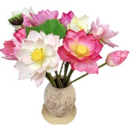 Artificial Lotus Flowers Decorative Lotus Leaf Home Decoration