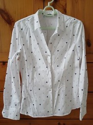 Esmara White Shirt with Navy Print