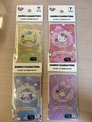 韓國交通卡 Korea T-Money Sanrio Pompompurin / Hello Kitty / Cinnamoroll / Kuromi Sparkle LED 閃光卡
