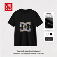 Pure cotton Tshirt Premium Tshirt holographic DC skate logo Printed Tshirt