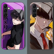 Kaiju No 8 05 Glass Phone Case For Samsung Galaxy A55 A54 A35 A36 A14 A53 A15 A34 A25 A06 A05 A05S A