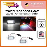 TOYOTA Alphard Vellfire Estima LEXUS LED Car door flash Light canbus acr30 acr50 accessories welcome