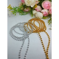 3 yards of 4mm & 3mm parel string