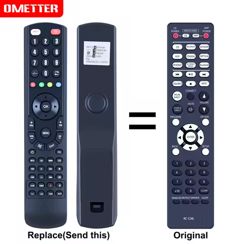 New RC-1246 Replace Remote Control For DENON PMA-900NE DCD-900NE CD Player Amplifier
