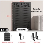 SEKADIS perforated board pegboard package organizer set model for table, various models, rectangular