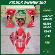 [READY STOCK] COVERSET/BODYSET HONDA RS150/RS150R V2 WINNER 150 (13) RED