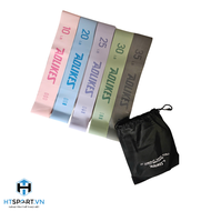 Bộ 5 Dây Kháng Lực Aolikes 3611 Dây Miniband Đàn Hồi Tập Kháng Lực Tập Gym