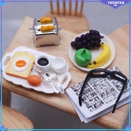 [Ranarxa] 1/12 Bread Maker Toy Kitchen Appliances Fruit Breakfast Set Kitchen Playset