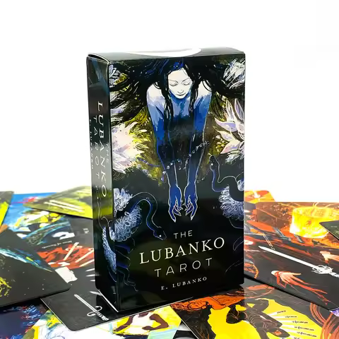 The LUBANKO Tarot Deck Mystical Artwork, Durable & Portable, Meditation & Party Games,Perfect For Sp