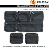 Lid Organizer for Pelican 1510 / 1535 Air / Nanuk935 with 7 Removable Pouches *กระเป๋าถอดออกได้*