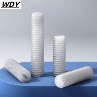 [WDY] Plastic Screw Headless Nylon Flat Top Machine M3M4M5